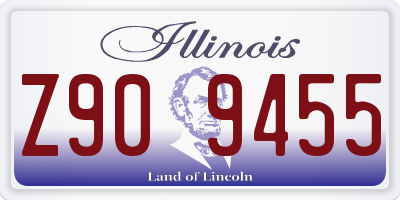 IL license plate Z909455