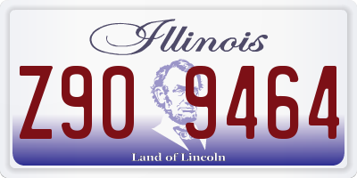 IL license plate Z909464