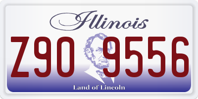 IL license plate Z909556