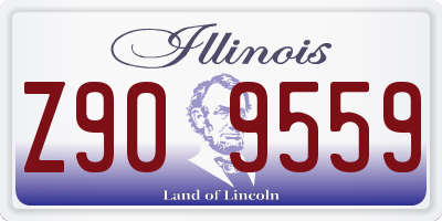 IL license plate Z909559