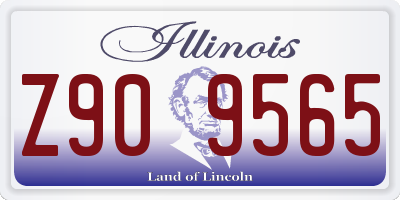 IL license plate Z909565