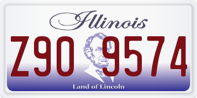 IL license plate Z909574
