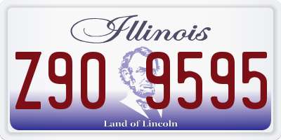 IL license plate Z909595