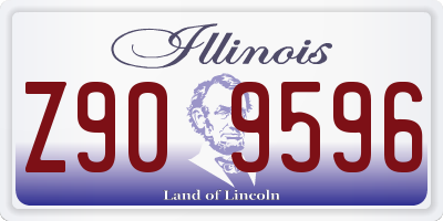 IL license plate Z909596