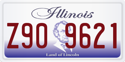 IL license plate Z909621