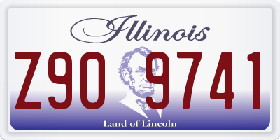 IL license plate Z909741