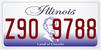 IL license plate Z909788