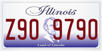 IL license plate Z909790