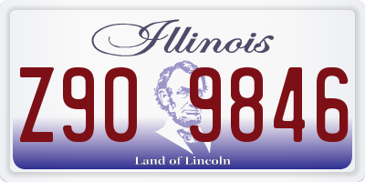 IL license plate Z909846