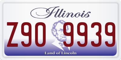 IL license plate Z909939
