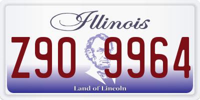 IL license plate Z909964