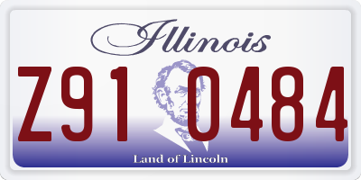 IL license plate Z910484
