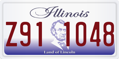 IL license plate Z911048