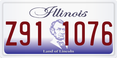 IL license plate Z911076