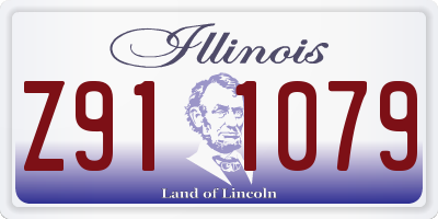 IL license plate Z911079