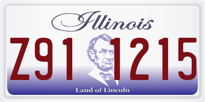 IL license plate Z911215