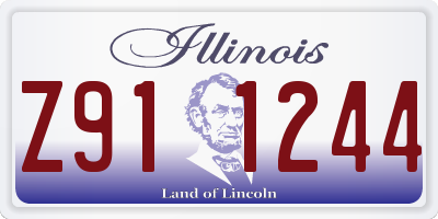 IL license plate Z911244