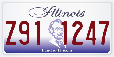 IL license plate Z911247
