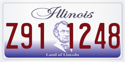IL license plate Z911248