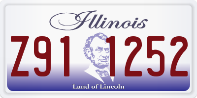 IL license plate Z911252