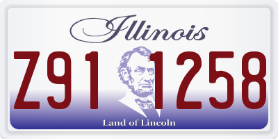 IL license plate Z911258