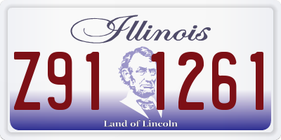 IL license plate Z911261