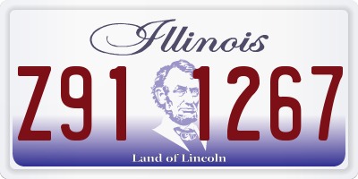 IL license plate Z911267