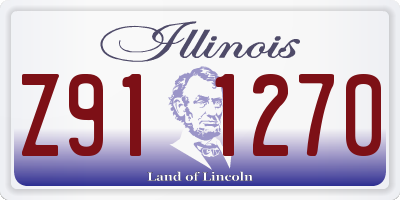 IL license plate Z911270