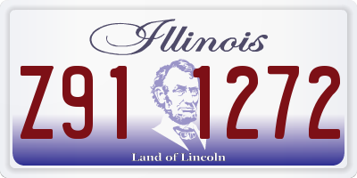 IL license plate Z911272