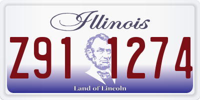 IL license plate Z911274