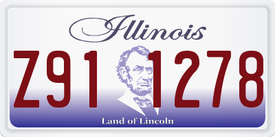 IL license plate Z911278