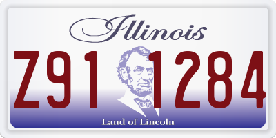 IL license plate Z911284