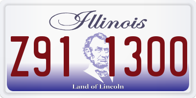 IL license plate Z911300