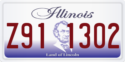 IL license plate Z911302