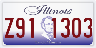 IL license plate Z911303