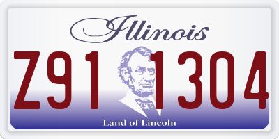 IL license plate Z911304