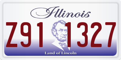 IL license plate Z911327