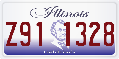 IL license plate Z911328