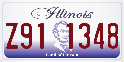 IL license plate Z911348