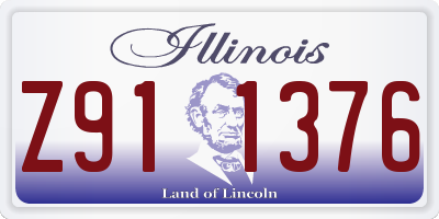 IL license plate Z911376