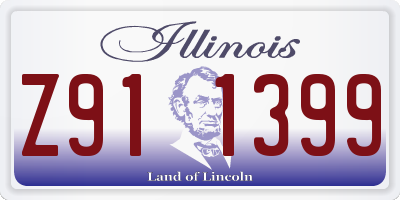 IL license plate Z911399
