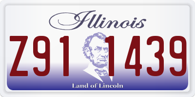 IL license plate Z911439