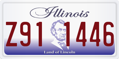 IL license plate Z911446