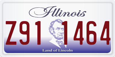 IL license plate Z911464
