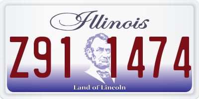 IL license plate Z911474