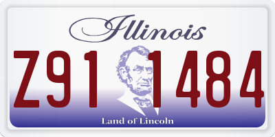 IL license plate Z911484