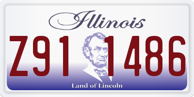 IL license plate Z911486