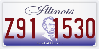 IL license plate Z911530