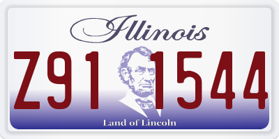 IL license plate Z911544