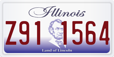 IL license plate Z911564